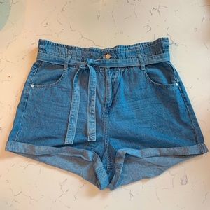 Cotton On High Waisted Jean Shorts
